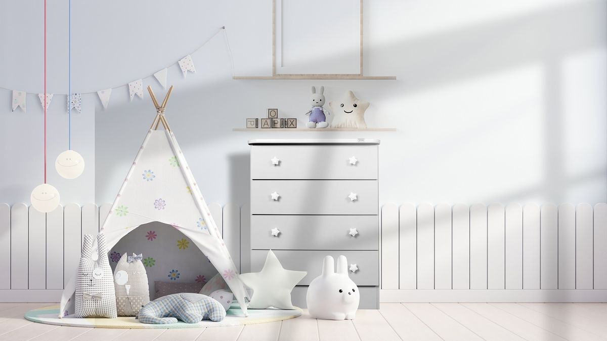 Linx Zia Kids Chest of Drawers - White - Image 4