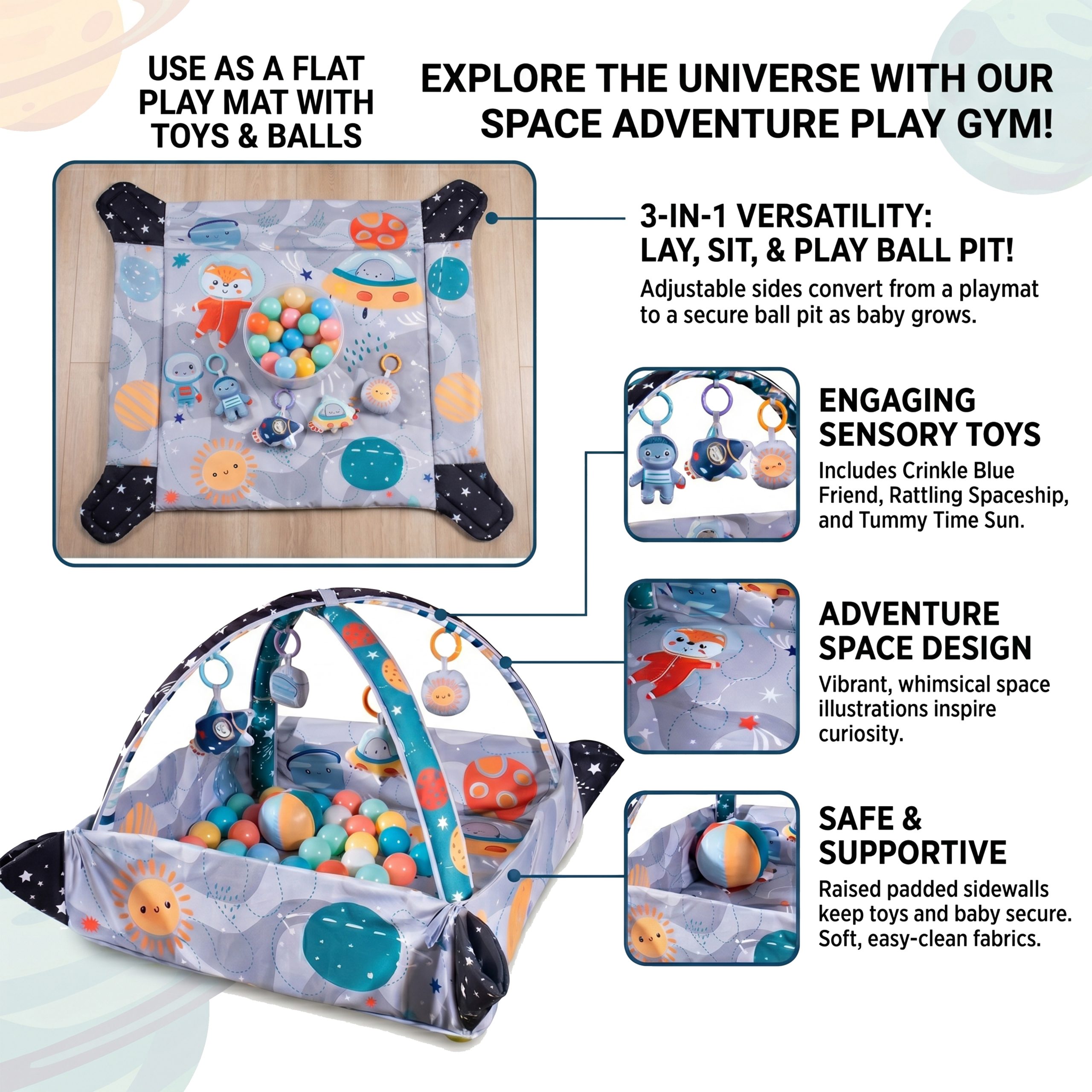 Cosmic Baby Play Mat - Image 5